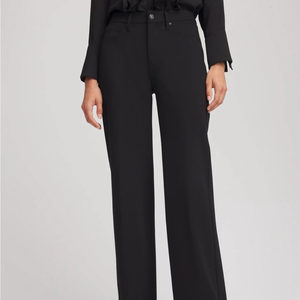 NWOT Chico's Black Wide-Leg Dress Pants 18/20 Tall